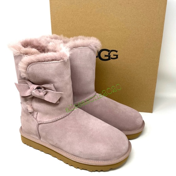 UGG Daelynn Women’s Boots Suede Light Pink - Picture 4 of 11
